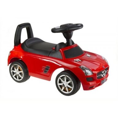 Stumdukas Mercedes-Benz SLS AMG raudonas Stumdukas Mercedes-Benz SLS AMG raudonas