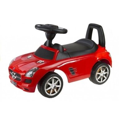 Stumdukas Mercedes-Benz SLS AMG raudonas Stumdukas Mercedes-Benz SLS AMG raudonas