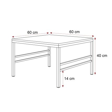 Kavos staliukas FORMA 60 cm baltas blizgus Spalvos: Auksinė / baltas blizgus 4 Kavos staliukas FORMA 60 cm baltas blizgus Spalvos: Auksinė / baltas blizgus 4