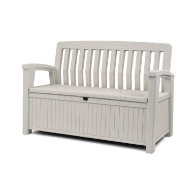 Suolas/skrynia PATIO BENCH 227 L white