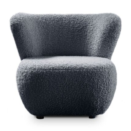 Minkštas fotelis ARLO LOUNGE, modernus poilsio fotelis, Juodas 1 Minkštas fotelis ARLO LOUNGE, modernus poilsio fotelis, Juodas 1