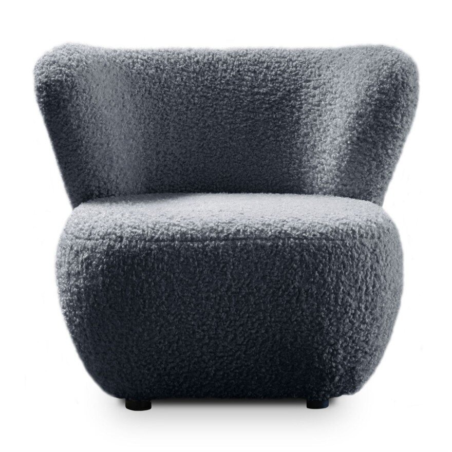 Minkštas fotelis ARLO LOUNGE, modernus poilsio fotelis, Juodas 1 Minkštas fotelis ARLO LOUNGE, modernus poilsio fotelis, Juodas 1
