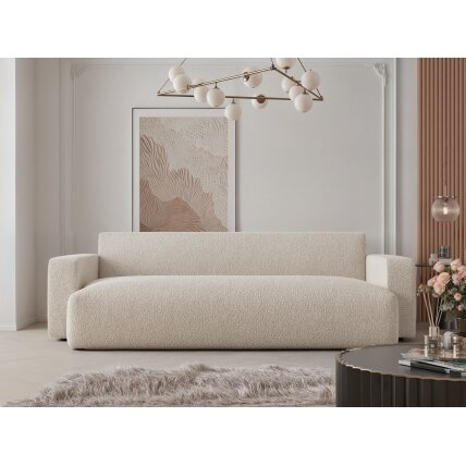 Trivietė sofa su miego funkcija PIANO Spalvos: Boucle C1 (Kreminė) 1 Trivietė sofa su miego funkcija PIANO Spalvos: Boucle C1 (Kreminė) 1