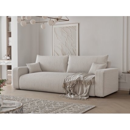 Trivietė sofa su miego funkcija PIANO Spalvos: Poso 100 (Kreminė) 5 Trivietė sofa su miego funkcija PIANO Spalvos: Poso 100 (Kreminė) 5