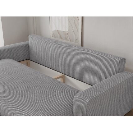 Trivietė sofa su miego funkcija PIANO Spalvos: Poso 110 (šviesiai pilka) 3