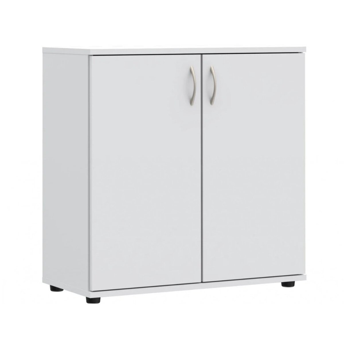 Uždara biuro spinta su durimis S48 White Uždara biuro spinta su durimis S48 White