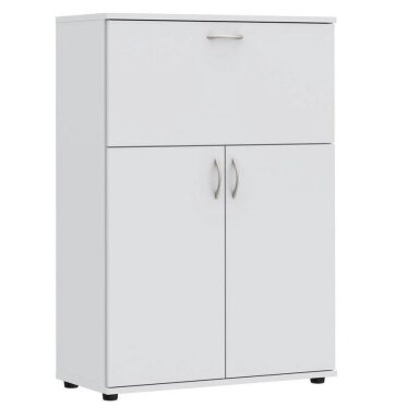 Uždara komoda, spinta biurui S38 White
