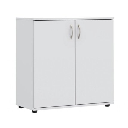 Uždara biuro spinta su durimis S48 White Uždara biuro spinta su durimis S48 White