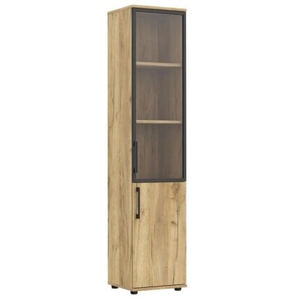 Uždara biuro spinta su vitrina S22 Craft
