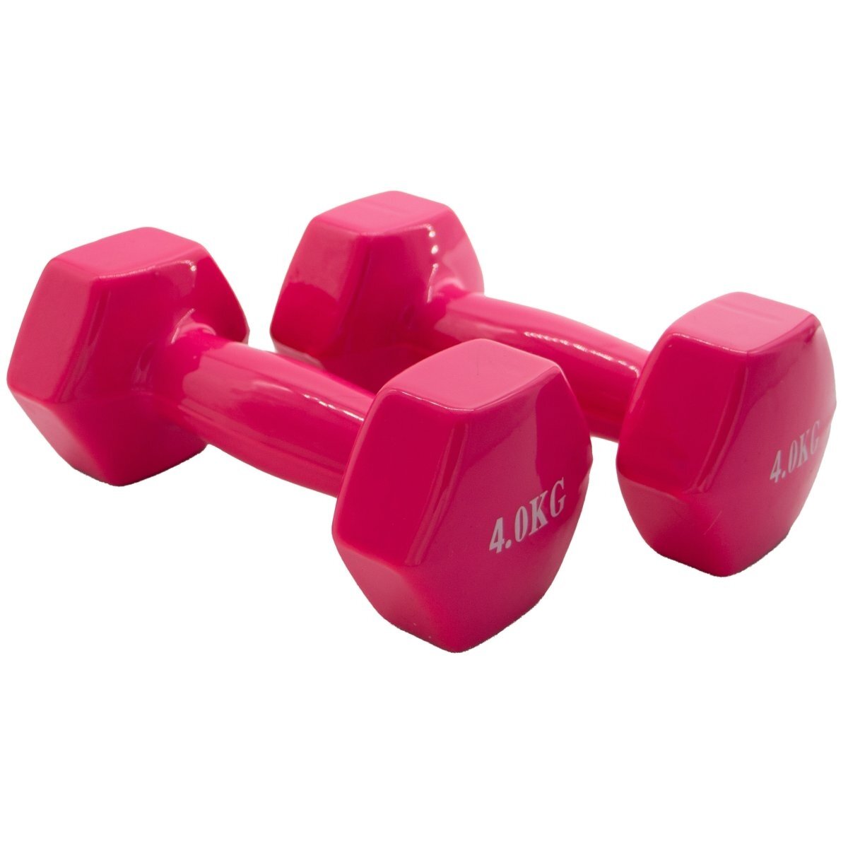 Viniliniai hanteliai KP-035 2x4kg 1