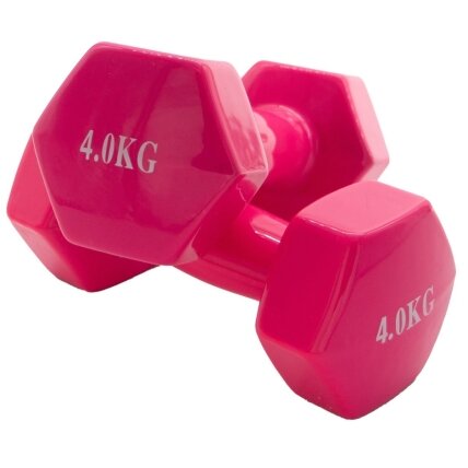Viniliniai hanteliai KP-035 2x4kg Viniliniai hanteliai KP-035 2x4kg
