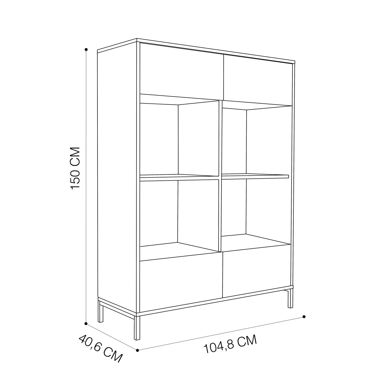 Plati vitrina WAVE 105 cm Spalva: Kašmyras 3