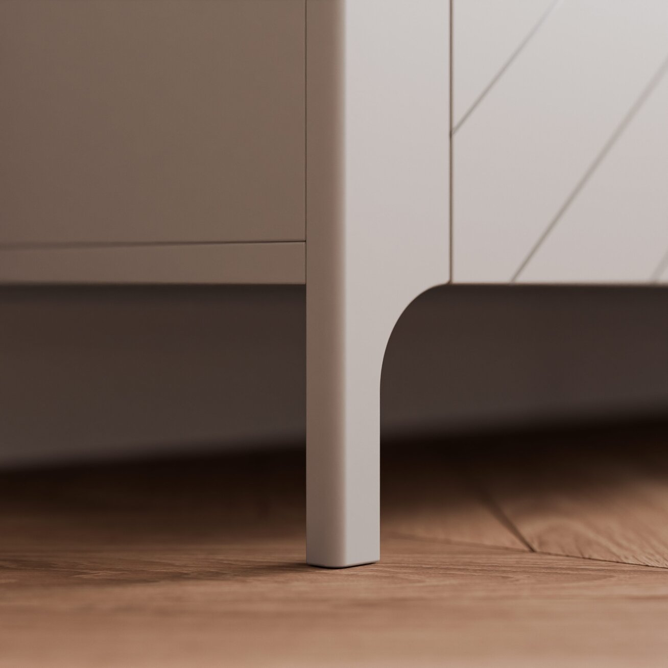 Aukšta siaura vitrina LORIEN 60 cm Spalva: kašmyras 5